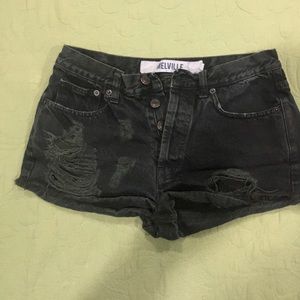 melville black shorts